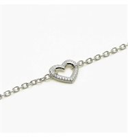 Bracciale Mabina Donna BUBBLE HEART in Argento Zircone 533545 - 533545